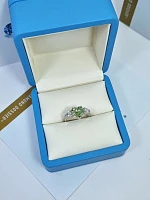 Украшение GIA  Кольцо с бриллиантом 3,01 ct. Fancy Brownish Greenish Yellow/VS1   