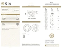 Украшение GIA  Серьги 3,01/3,03 ct. J/VS2 (3 Excellent) Round Diamonds   