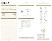 Украшение GIA  Серьги с бриллиантами 1,46/1,51 ct. W To X Range/VS2-Si1   