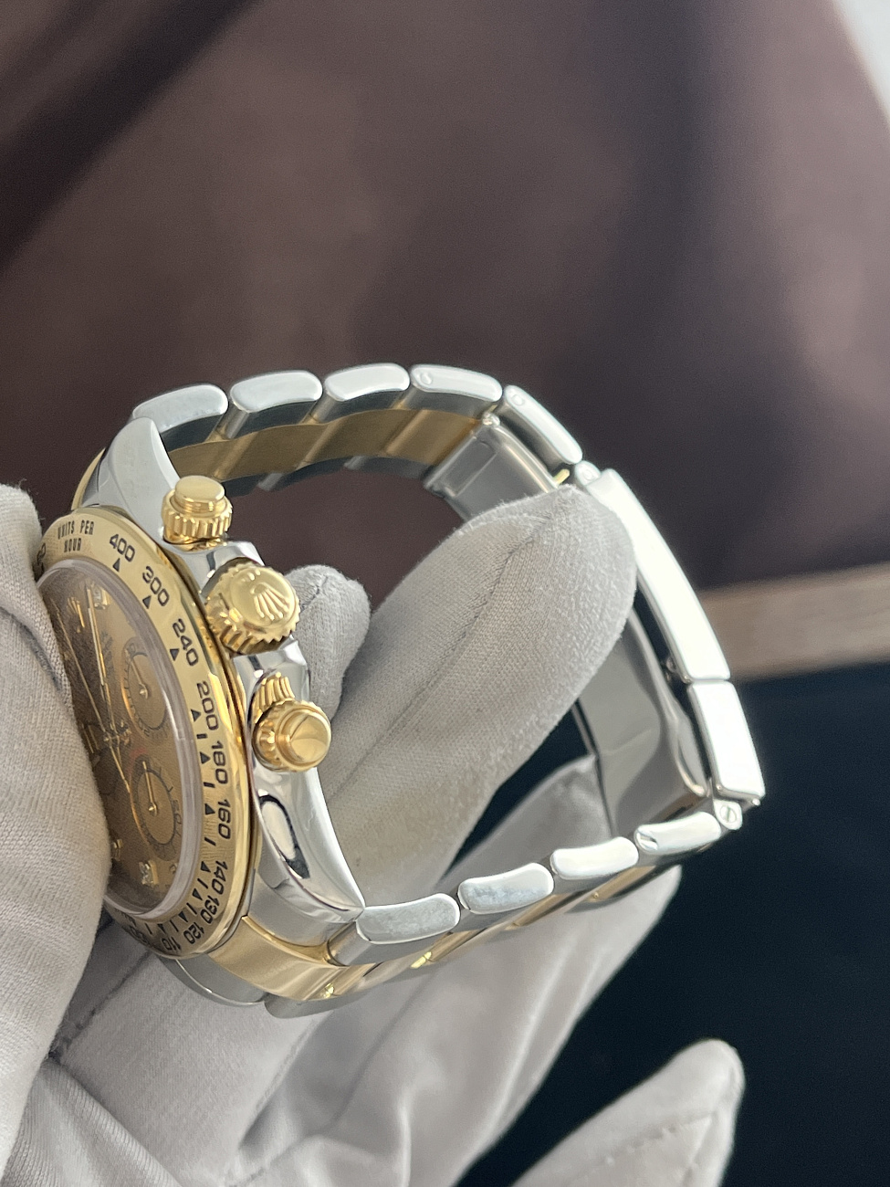 Часы Rolex  Oyster Perpetual Cosmograph Daytona Champagne Dial 8 Diamonds  116503