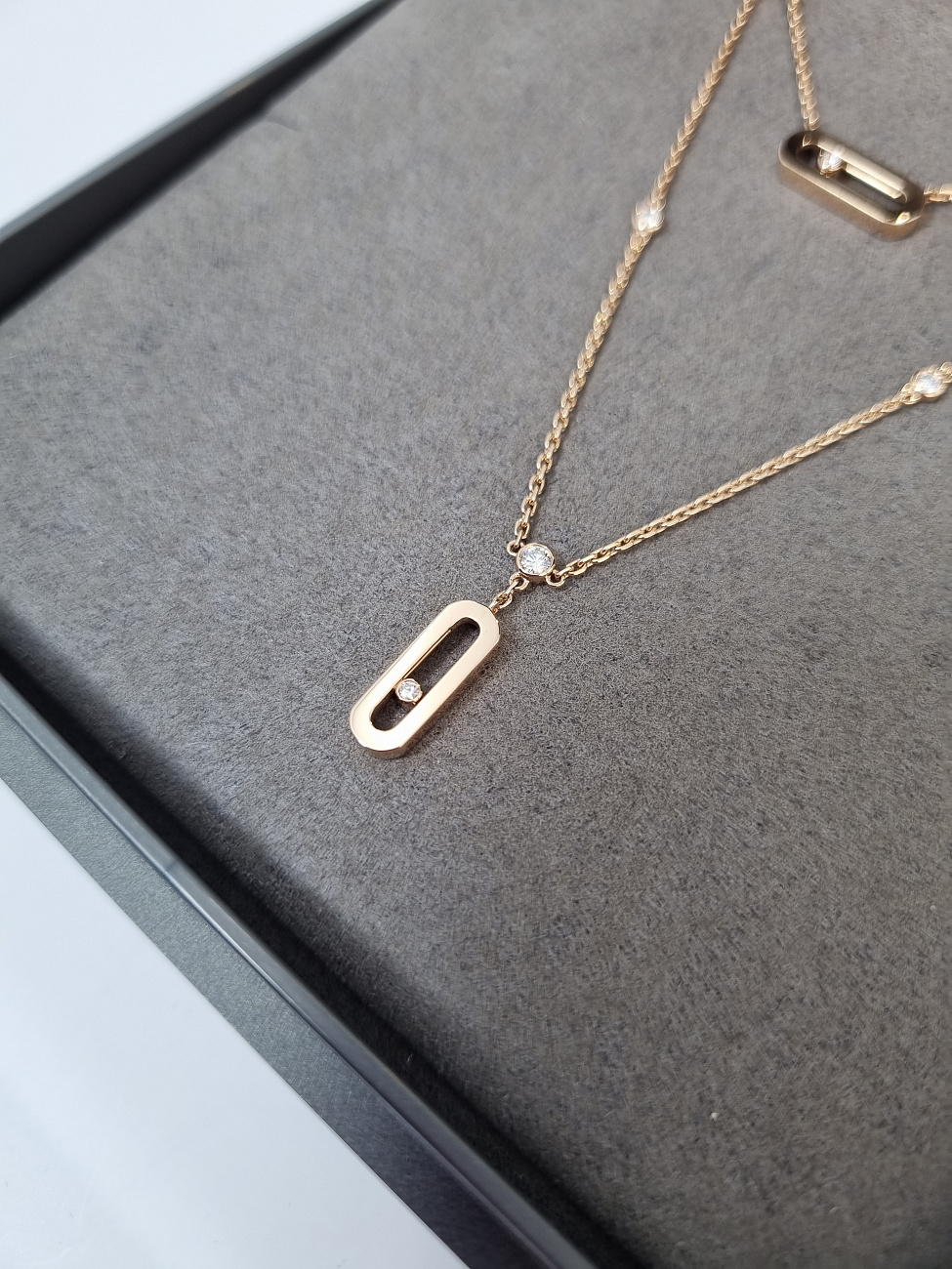 Украшение MESSIKA  Move Uno 2 Rows  Move Uno 2 rows diamond necklace 8852 