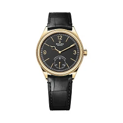 Rolex 1908 Yellow Gold Black Dial