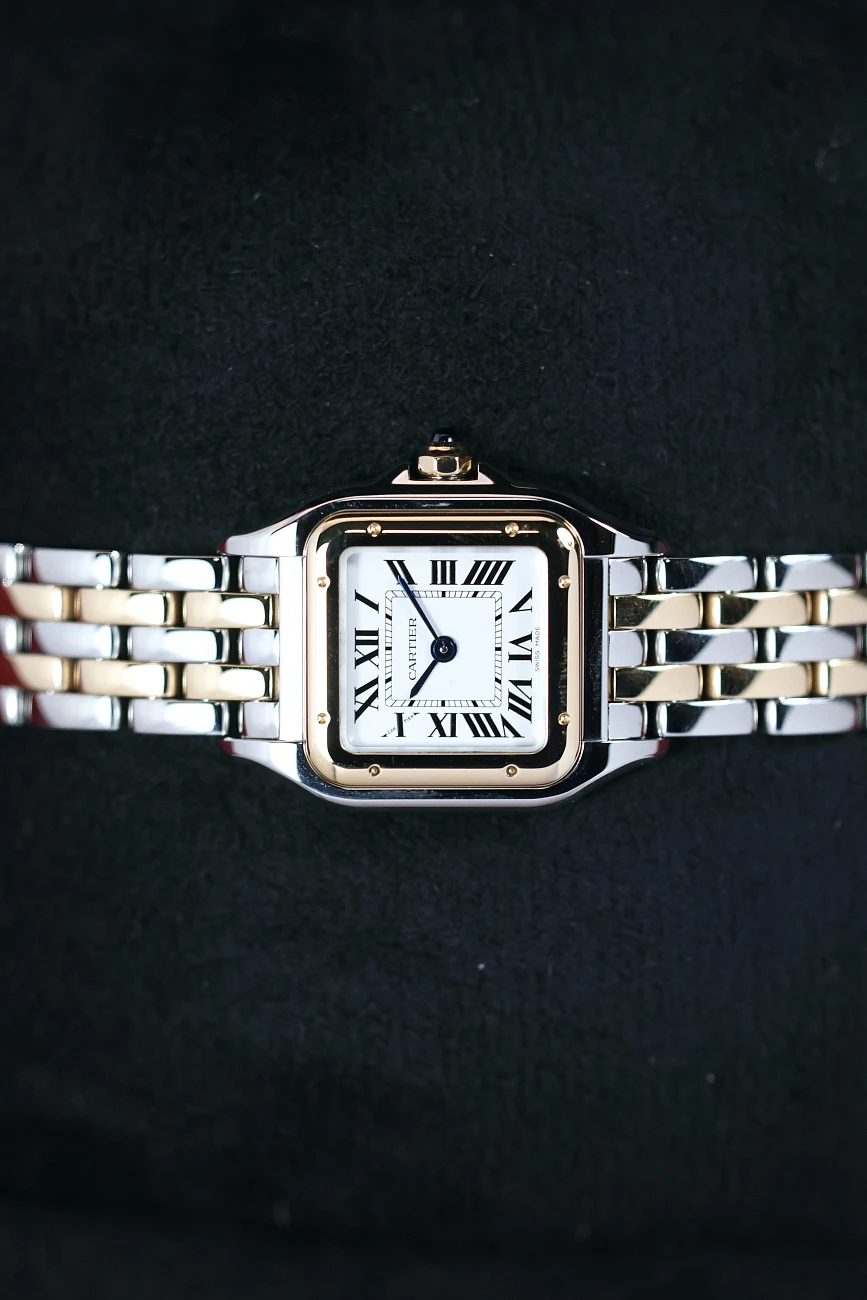 Часы Cartier  Panthere De Cartier Small Steel And Yellow Gold  W2PN0018