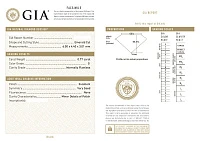 Украшение GIA  Серьги с бриллиантами 0,77/0,77 ct. G/IF   