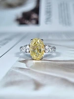 Украшение GIA  Кольцо с бриллиантом 3,00 ct. U to V Range/VS2   