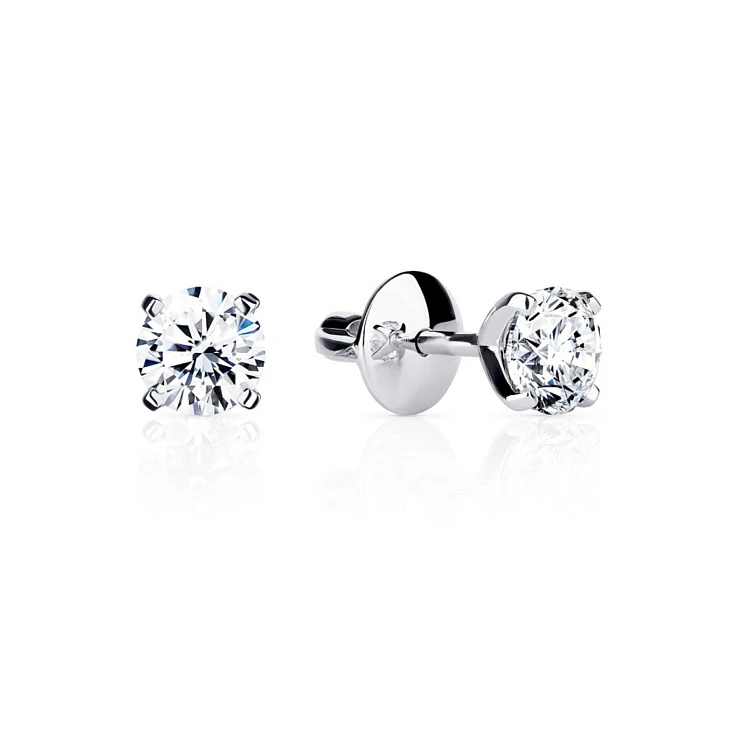 Украшение GIA  Серьги 1,11/1,11 ct. H/VS2 (3 excellent) Round Diamonds   