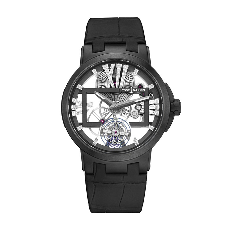 Часы Ulysse N  Executive Skeleton Tourbillon  1713-139/MAGIC-BLACK