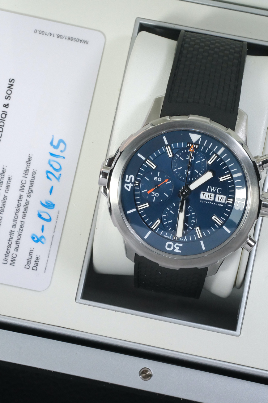 Часы Iwc  Aquatimer Chronograph Edition “Expedition Jacques-Yves Cousteau”  IW376805