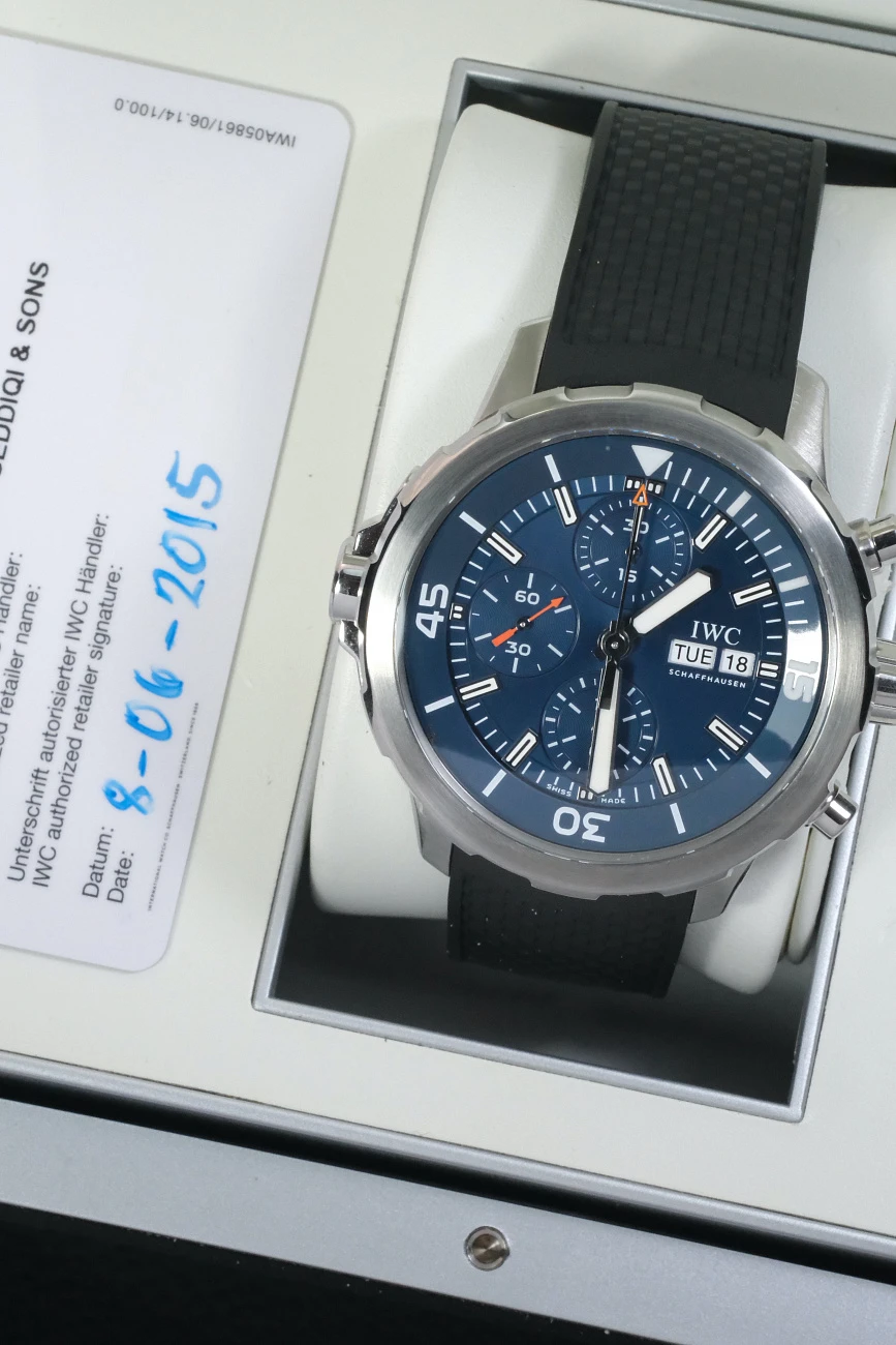 Часы Iwc  Aquatimer Chronograph Edition “Expedition Jacques-Yves Cousteau”  IW376805