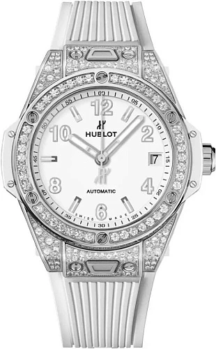Заказать Hublot  Big Bang One Click Steel White Pave 39 Mm  465.SE.2010.RW.1604