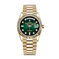 Часы Rolex  Day-Date 36 Mm Yellow Gold Green Ombre Dial  128238-0069