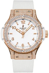 Hublot Big Bang Gold White Pave 38