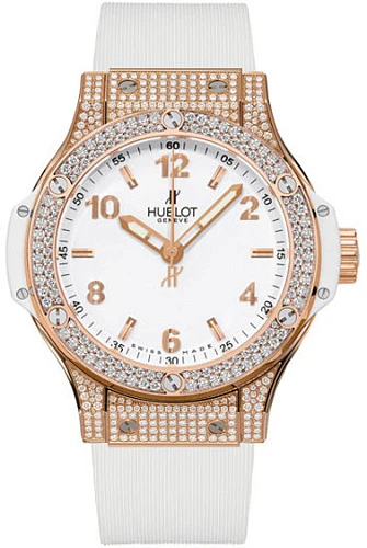Заказать Hublot  Big Bang Gold White Pave 38  361.PE.2010.RW.1704