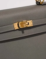 Сумки и аксессуары Hermes  Hermes Epsom Kelly Sellier 25 Vert Amande  K25