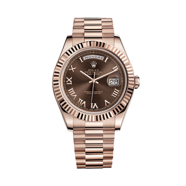 Часы Rolex  Day-Date Ii President Everose Gold Chocolate Dial  218235