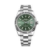Часы Rolex  - Datejust 41Mm Steel &amp; White Gold Mint Green Dial  126334