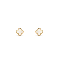 Украшение Van Cleef &amp; Arpels  Sweet Alhambra Earstuds Yellow Gold Mop  VCARA44800 