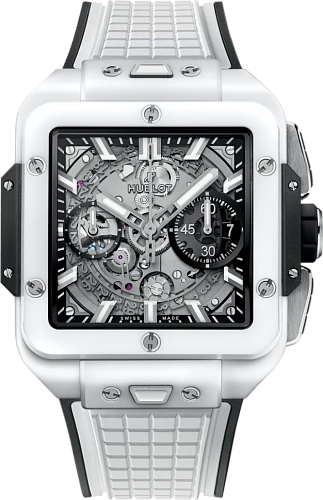 Заказать Hublot  Shaped Square Bang Unico White Ceramic  821.HX.0170.RX