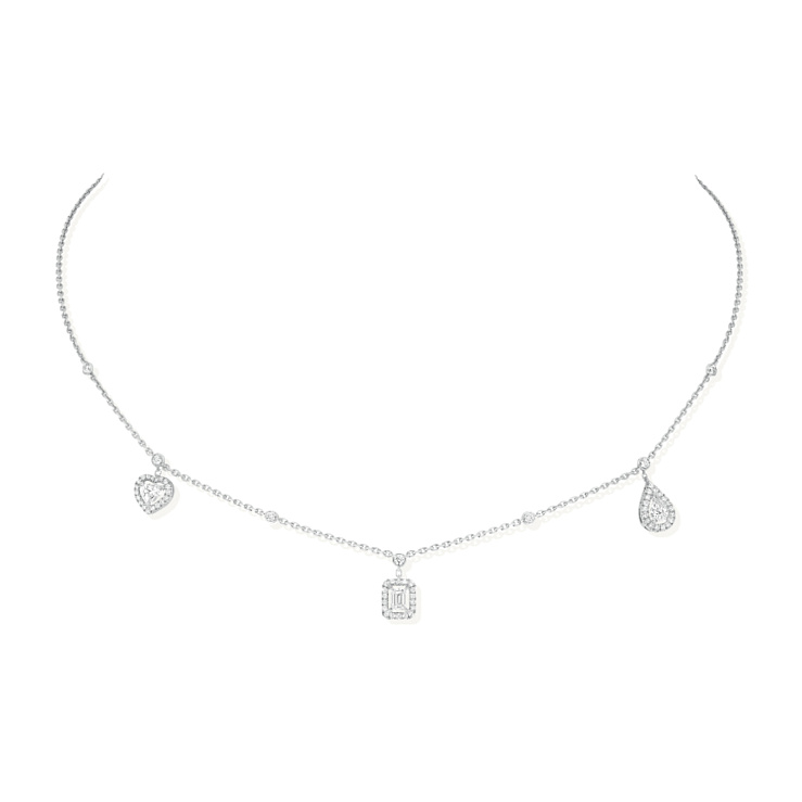 Украшение MESSIKA  Necklace My Twin Trio 3 X 0.15 Ct  11945-WG 