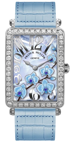 Заказать Franck Muller  Ladies Collection Long Island  952 QZ ORC D White Gold Blue