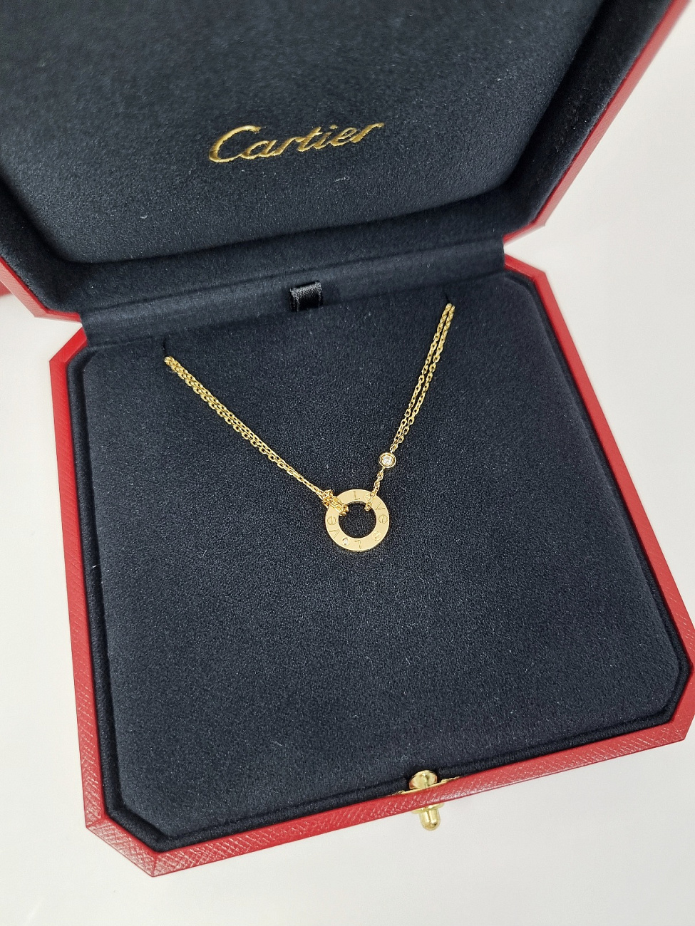 Украшение Cartier  Love Necklace, 2 Diamonds  B7219500 
