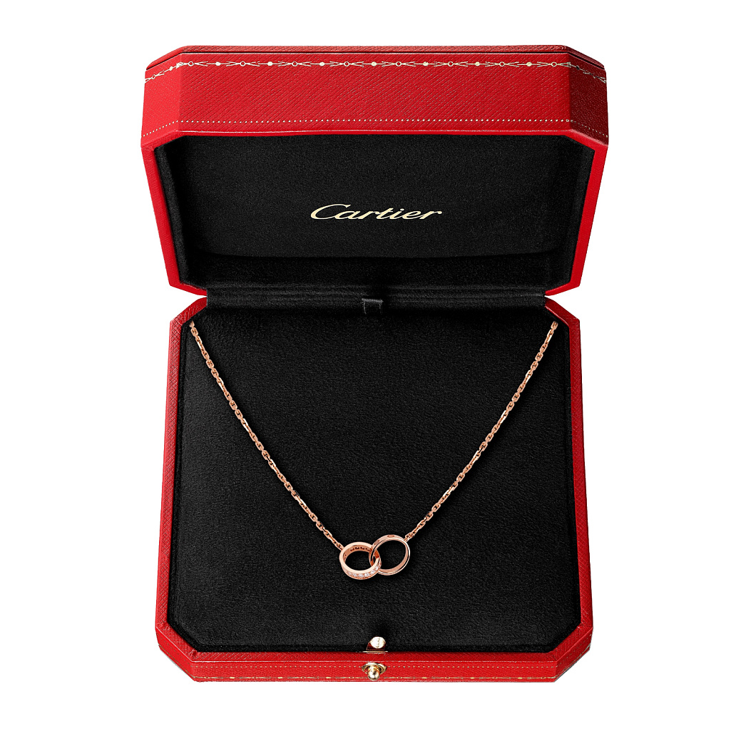 Украшение Cartier  Love Necklace, Half-Paved B7013900  B7013900 