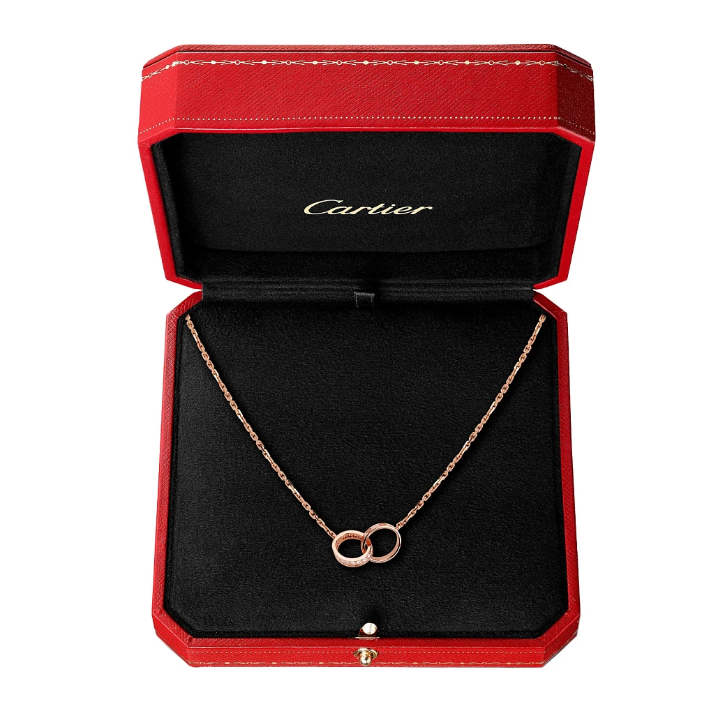 Украшение Cartier  Love Necklace, Half-Paved B7013900  B7013900 