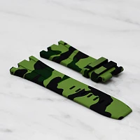 Часовой ремешок Audemars Piguet  Ремешок Для Часов Green Camo Ap Royal Oak Offshore 44Mm Strap  