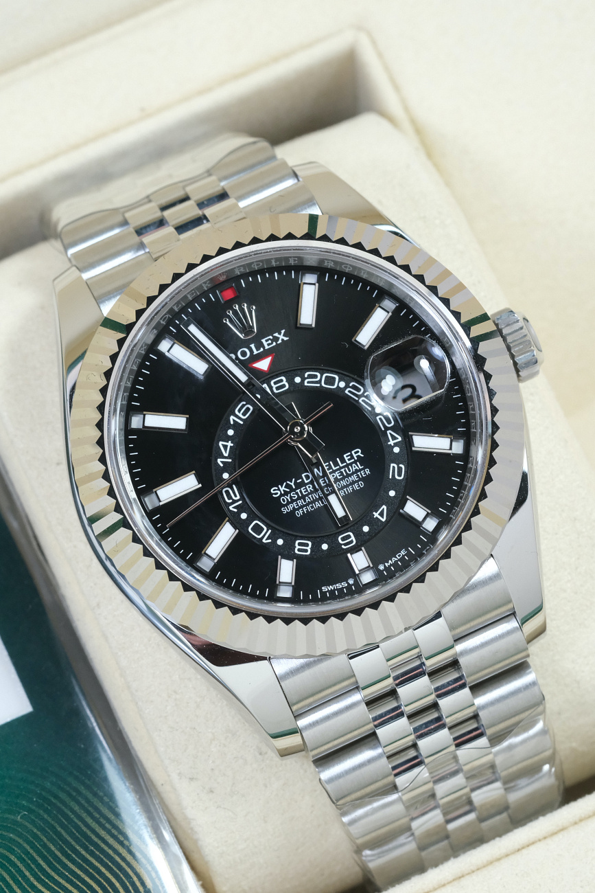 Часы Rolex  Sky-Dweller Steel Black Dial  336934