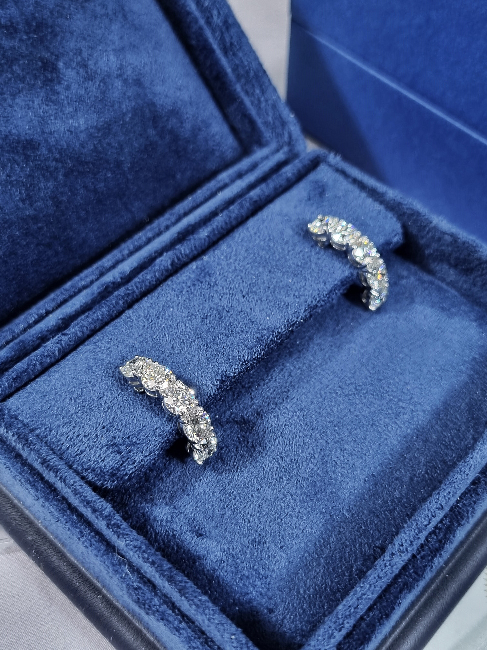 Украшение NO NAME  Серьги С Бриллиантами 5,01 Ct. K/Vvs2-Vs2   