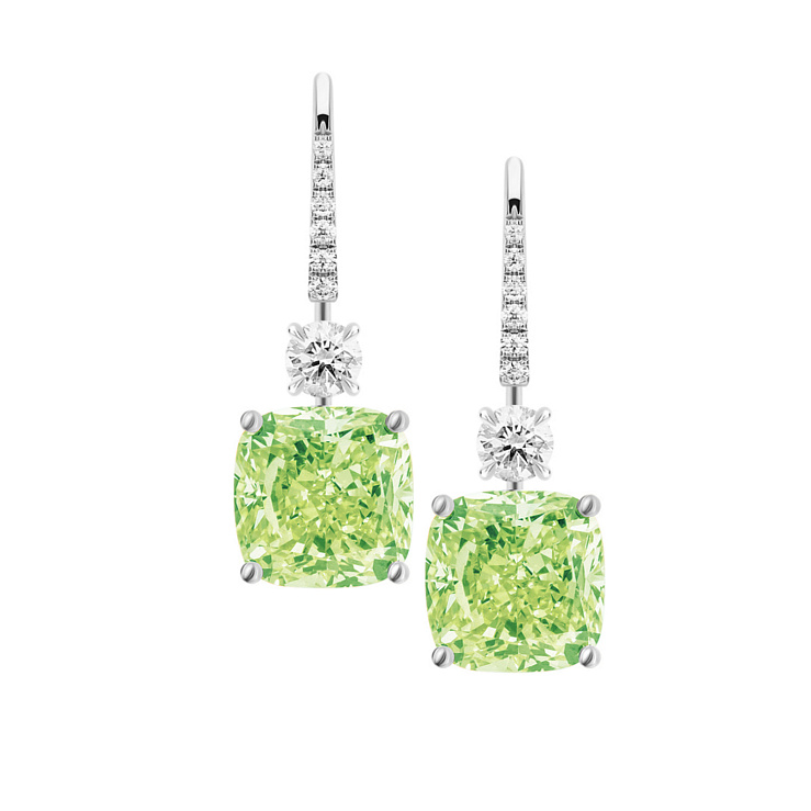 Украшение NO NAME  Серьги С Бриллиантами 2,51/2,61 Ct.   