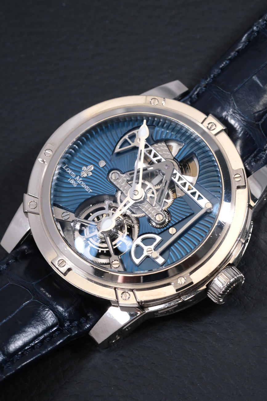 Часы Louis Moinet  Oil Derrick Limited Edition Blue   LM-14.70.03