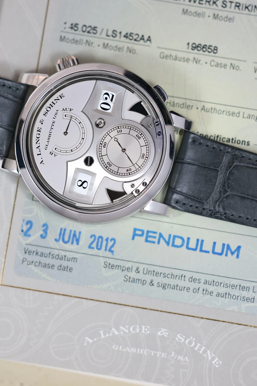 Часы A. Lange &amp; Sohne  Zeitwerk Platinum Limited Edition Striking Time  145.025