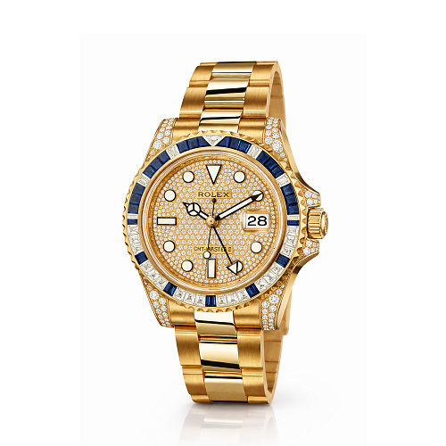 Часы Rolex  Rolex GMT Master II Sapphires Diamonds   116758SA
