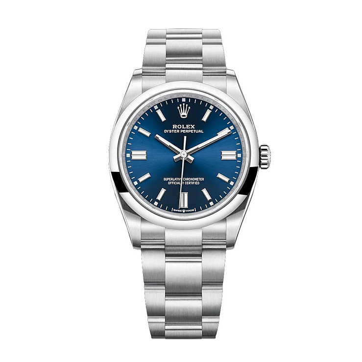Часы Rolex  Oyster Perpetual 36 Stainless Steel Blue Dial  126000