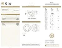 Украшение GIA  Серьги 1,00/1,00 ct. L/VVS2 (3 excellent) Round Diamonds   