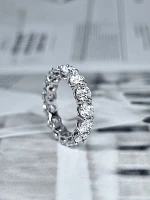Украшение GIA  Eternity Ring 4,5 ct. D/VVS1 (3 Excellent, NONE)   