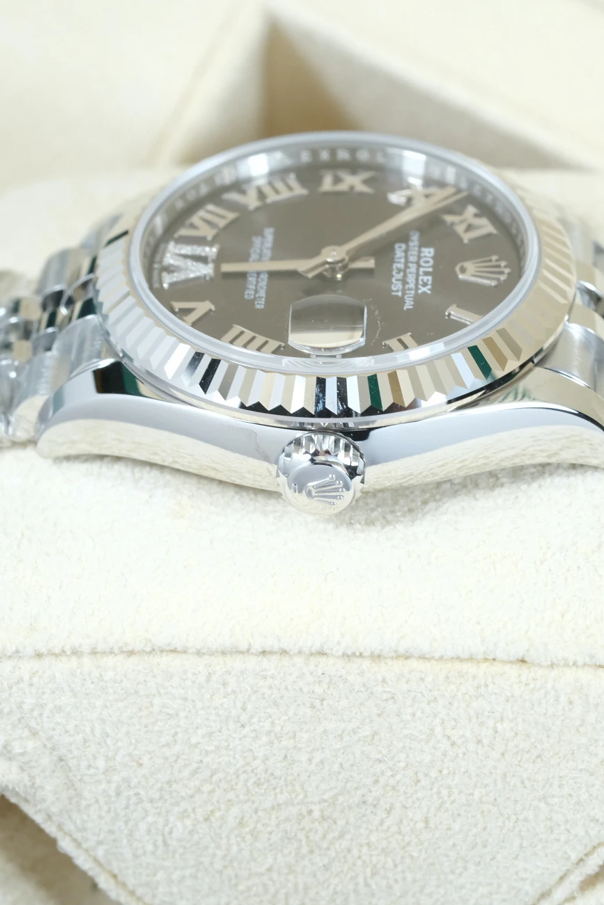 Часы Rolex  Datejust 31mm Grey Dial Diamond Index  278274-0028