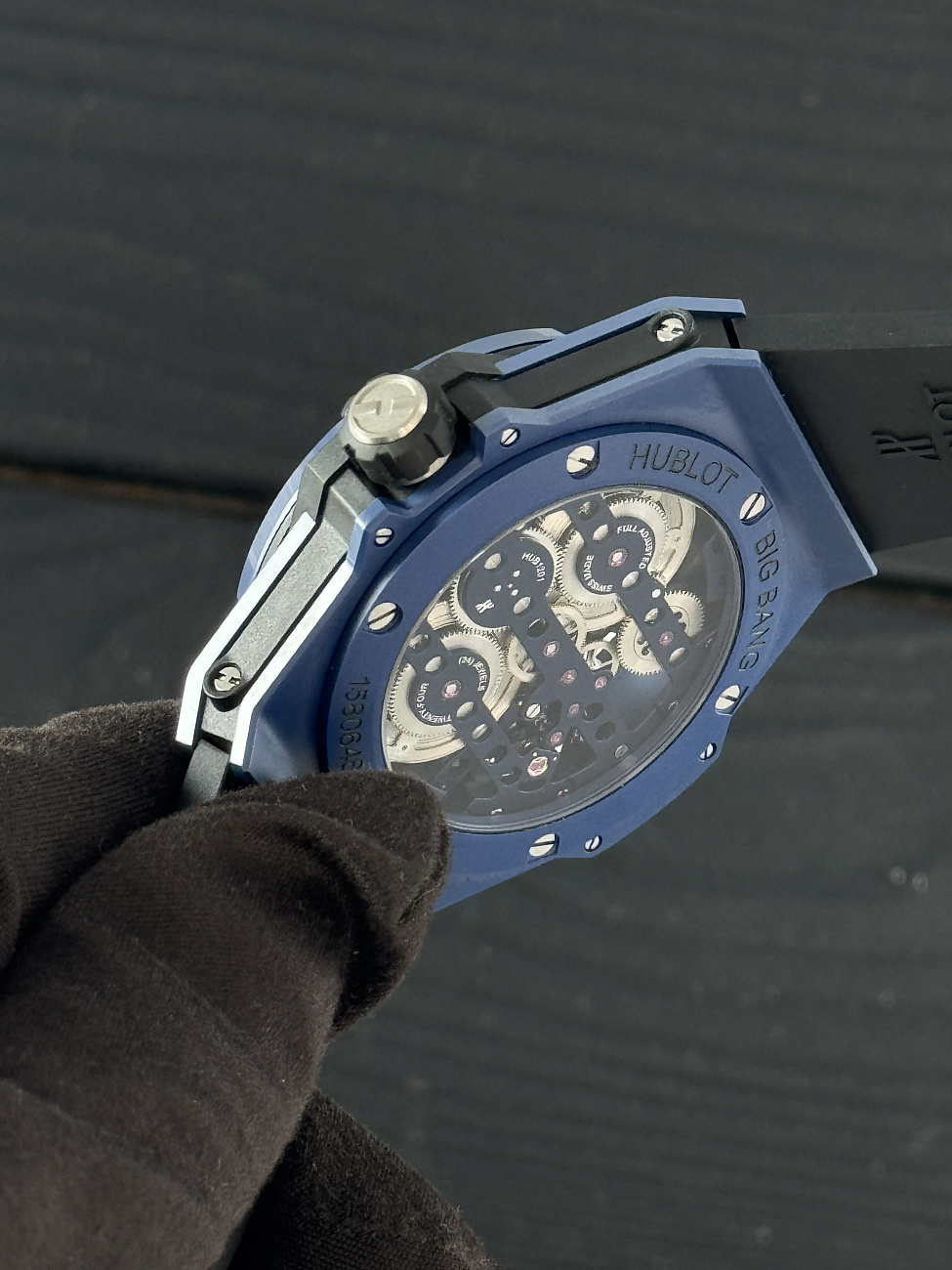 Часы Hublot  Big Bang Meca-10 Ceramic Blue  414.EX.5123.RX