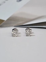Украшение GIA  Серьги С Бриллиантами 0,53/0,54 Ct. K/Vs2   