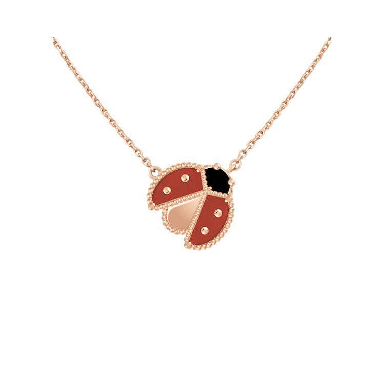 Украшение Van Cleef & Arpels  Lucky Spring Pendant, Open Wings Ladybug  VCARP9X000 