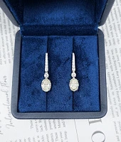 Украшение GIA  Серьги с бриллиантами 1,51/1,52 ct. L/VS2   