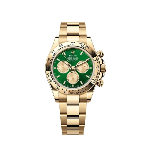 Часы Rolex  Cosmograph Daytona Yellow Gold Green Dial  126508