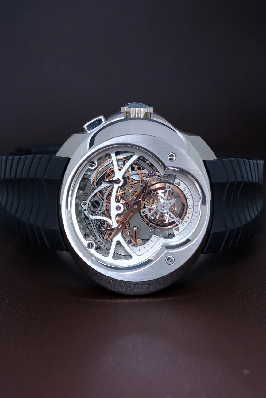 Часы Franc Vila  Cuatro Tourbillon Dail-Side Column Wheel Monopusher Chronograph  FVA №4