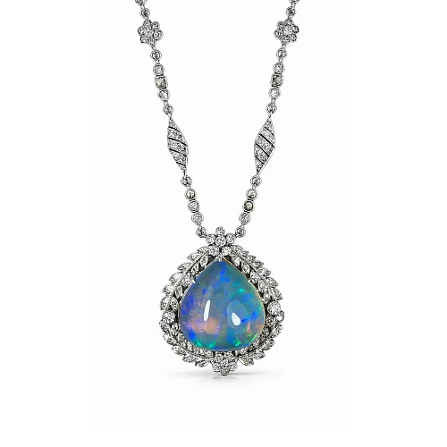 Украшение No Name  Колье с Опалом 13,82 ct.    