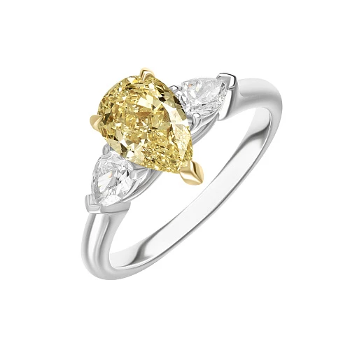 Украшение GIA  Кольцо с бриллиантом 2,12 ct. FBY/Si1   