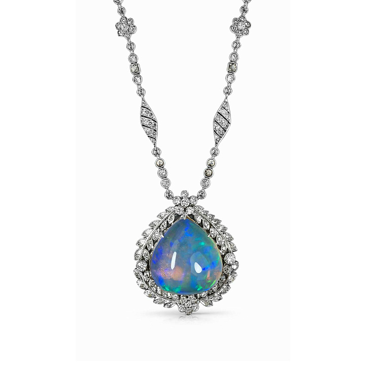 Украшение No Name  Колье с Опалом 13,82 ct.    