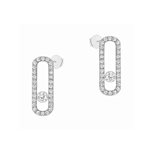 Украшение Messika  Move Uno Diamond Pavé Earrings  12183-WG 