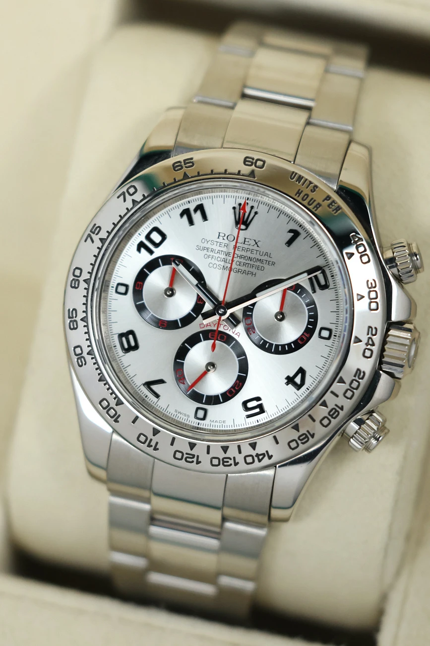 Часы Rolex  Cosmograph Daytona White Gold Racing Dial  116509
