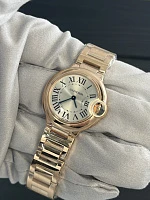 Часы Cartier  Ballon Bleu 28Mm Rose Gold  W69002Z2